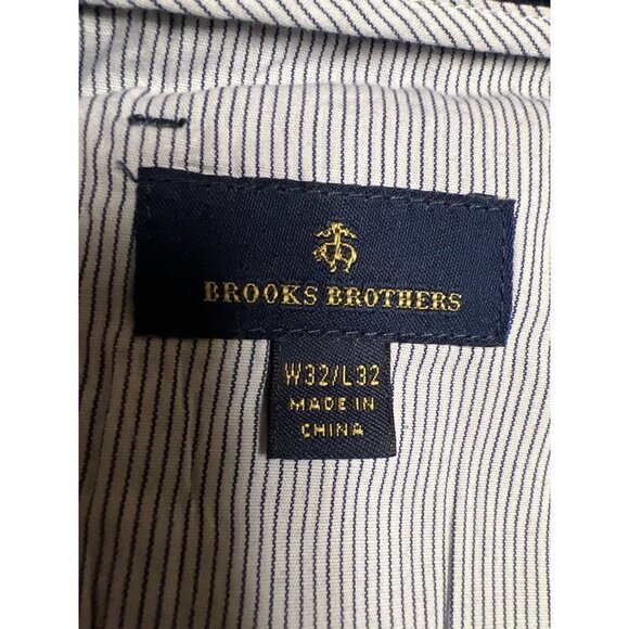 Brooks Brothers Blue Corduroy Pants Regular Fit Men's Size 32 - Picture 11 of 13